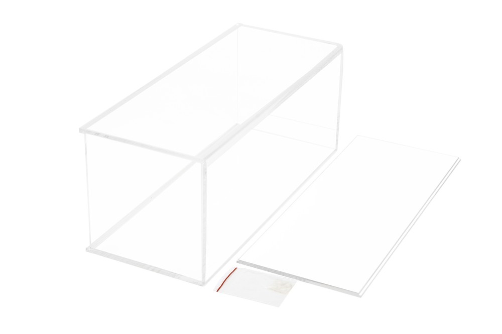 Deluxe Clear Back Acrylic Wine Bottle Display Case (A017-CB)