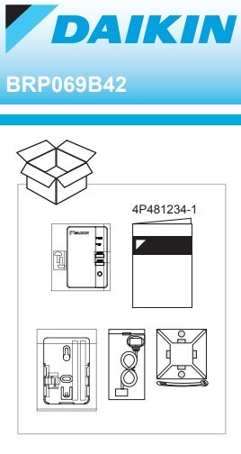 DAIKIN BRP069B42 Wi-Fi Online Controller adapter