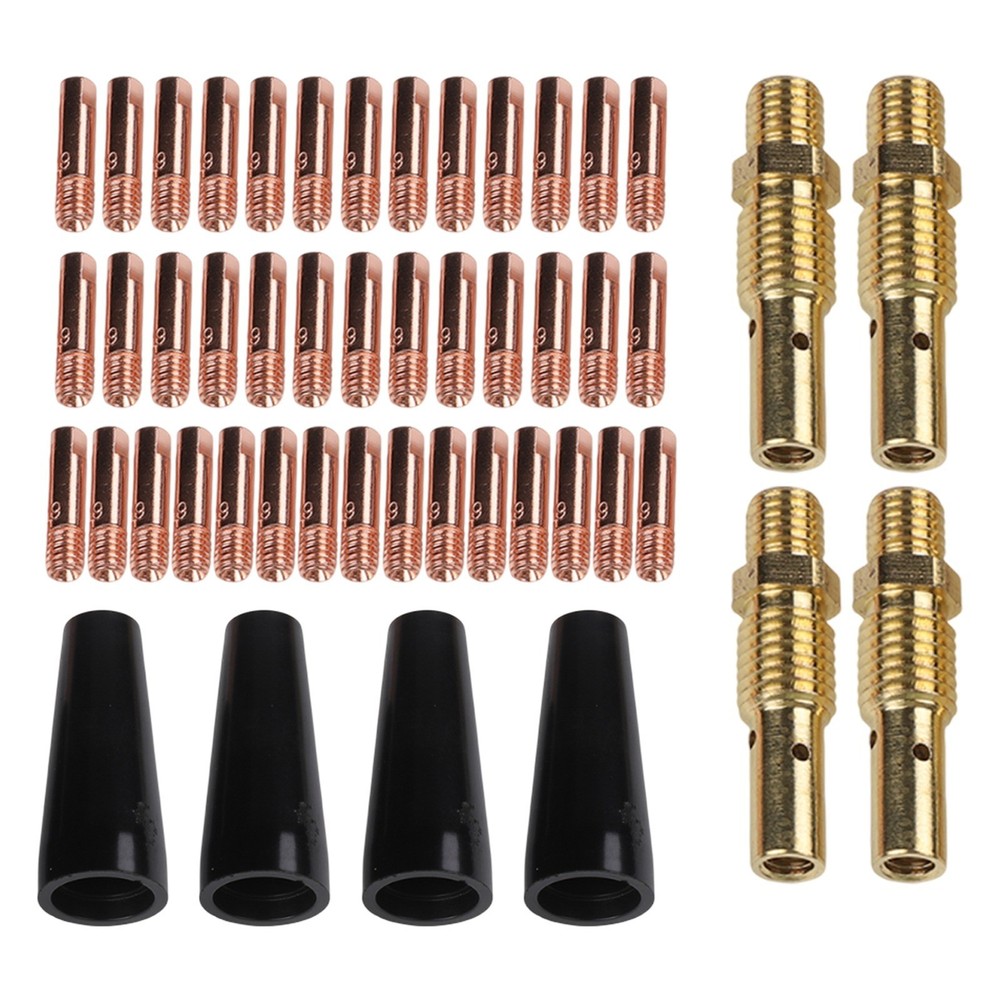 Welding Essentials 48Pcs Gasless Nozzle Tips Kit for Various Applications