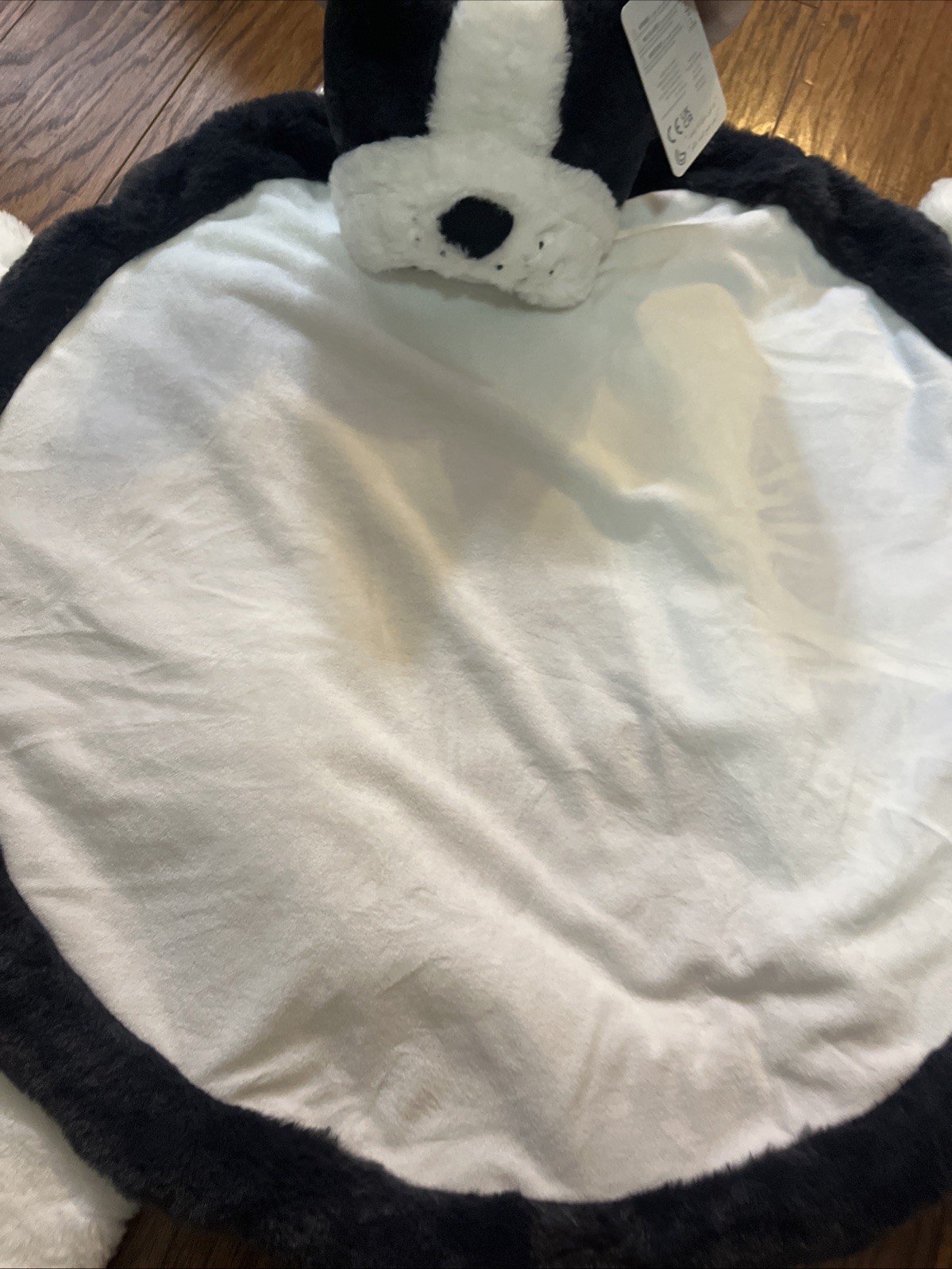 Pottery Barn Kids Baby Play Mat 27" Bulldog Puppy, Soft Lovey Tummy Time NWT