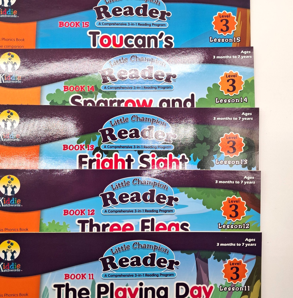 PARTIAL SET Little Champion Reader Comprehensive Reading Program Homeschool LOT