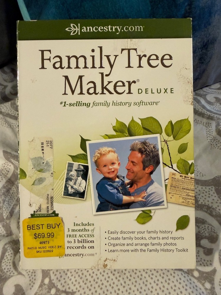 Family tree maker 11, installation disk with Companion Guide & Reference Library