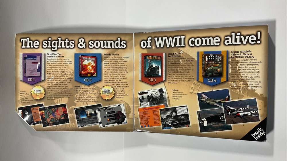 WWII Attack 4 Cd Set PC MAC Open Box Game Arte Editions