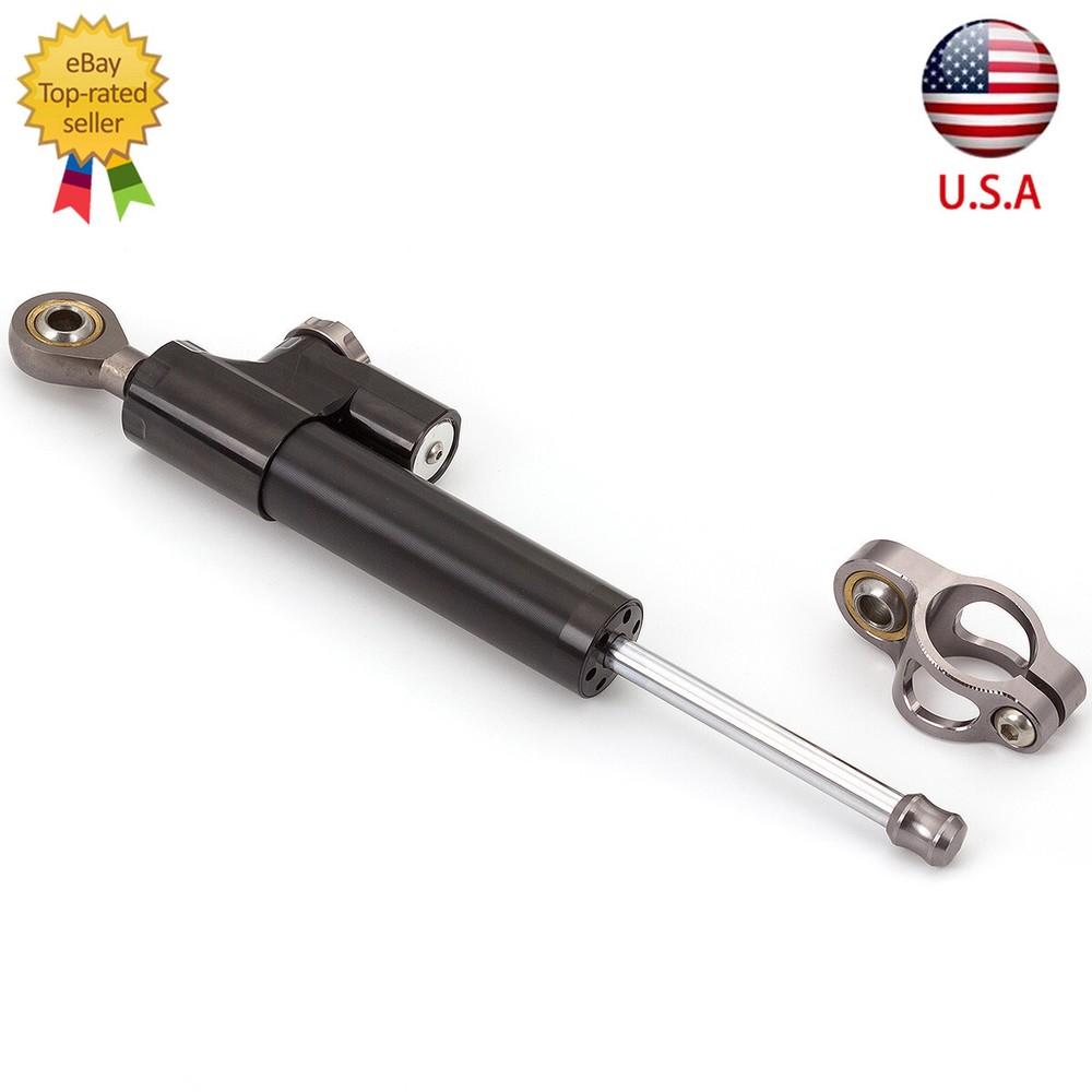 255mm CNC Shock Steering Damper Linear Stabilizer Reversed Safety Control Adjust