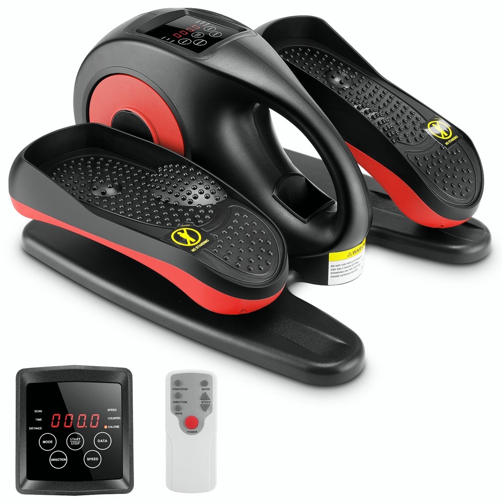 Under Desk Elliptical Machine Compact Elliptical Trainer w/Remote Control Quiet⭐