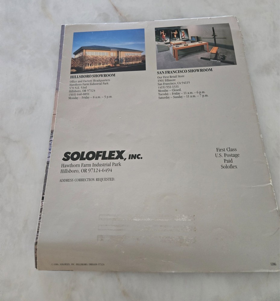 soloflex users parts and advertisement