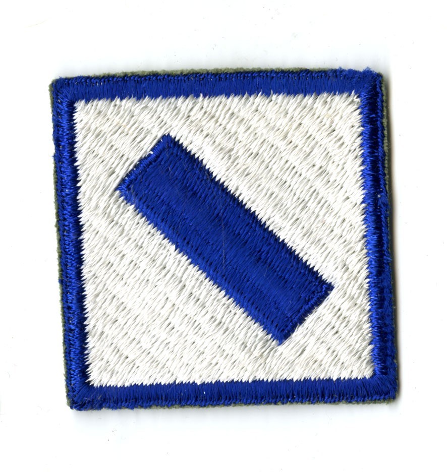1st Service Command White Back Patch WWII Vintage New England