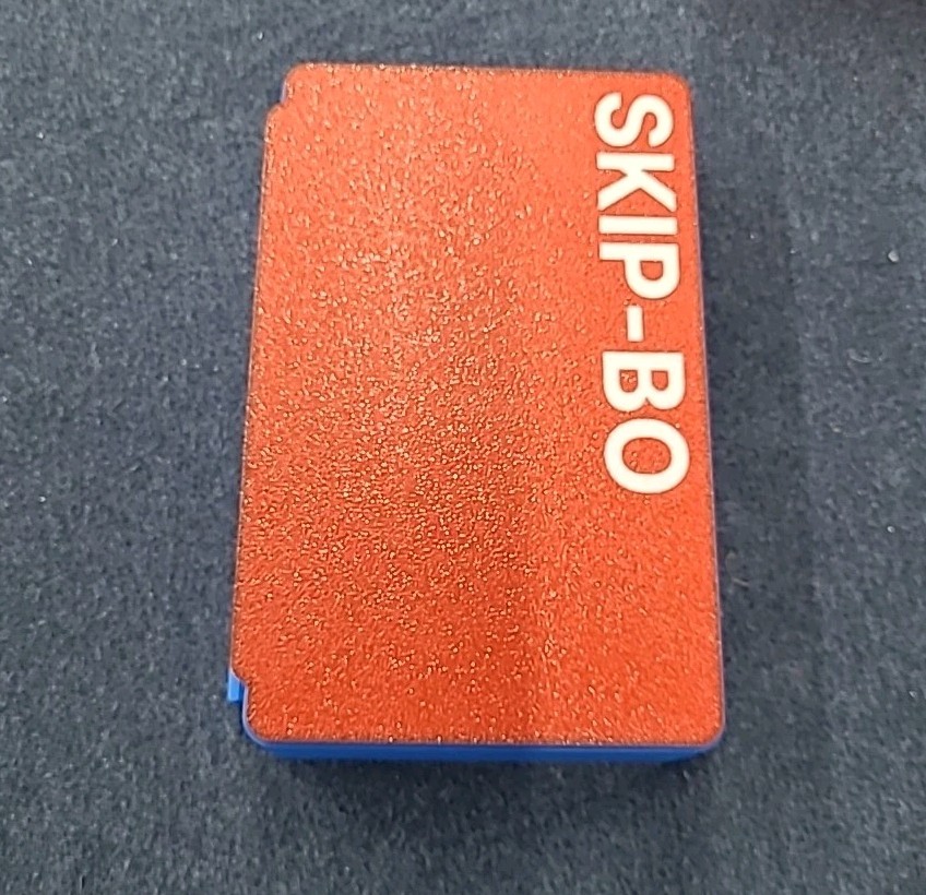 SKIP-BO Deck Card Box Holder Compatible with Skipbo - Multiple colors