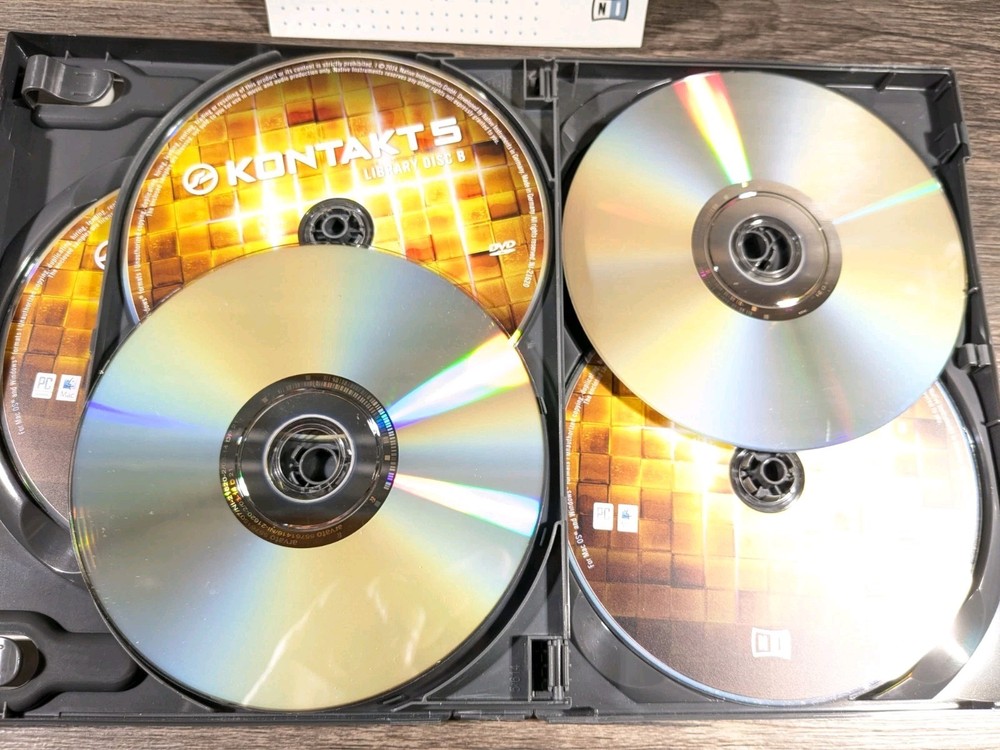 Native Instuments KONTAKT 5 Virtual Sampler/Sample Player 5 DVD Box Set