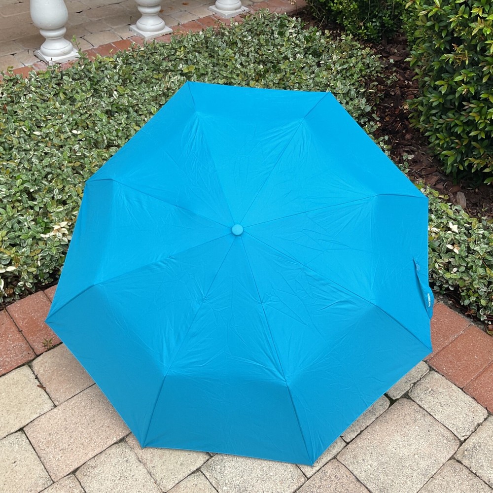 RAINTECH UMBRELLA TURQUOISE AUTO OPEN NWT