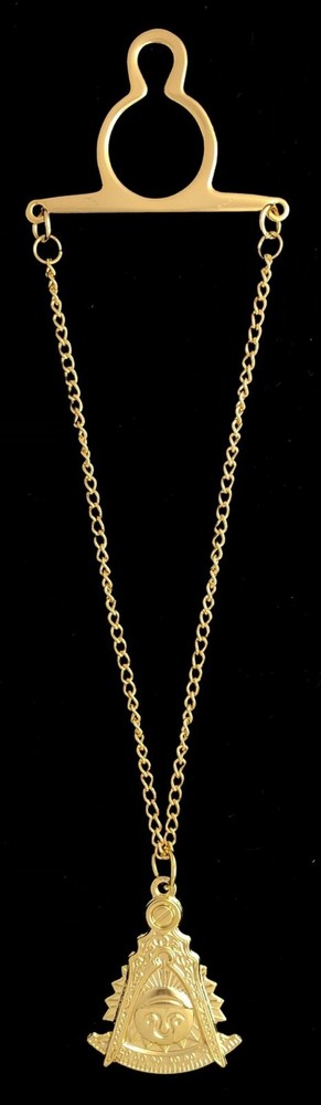 Masonic Past Master Emblem Tie Chain (PM4-P/TC)