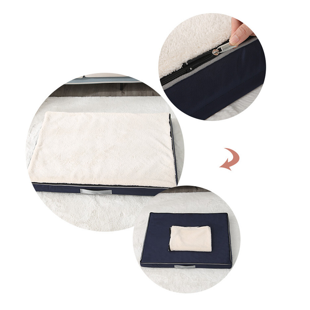 Orthopedic Memory Foam Dog Bed Pet Sleeping Cushion Washable Pet Removable Cover