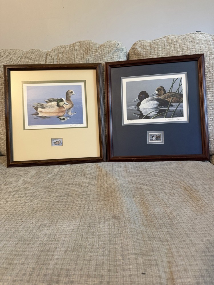 Ducks Unlimited william c morris 1984 print stamp signed numbered framed matted