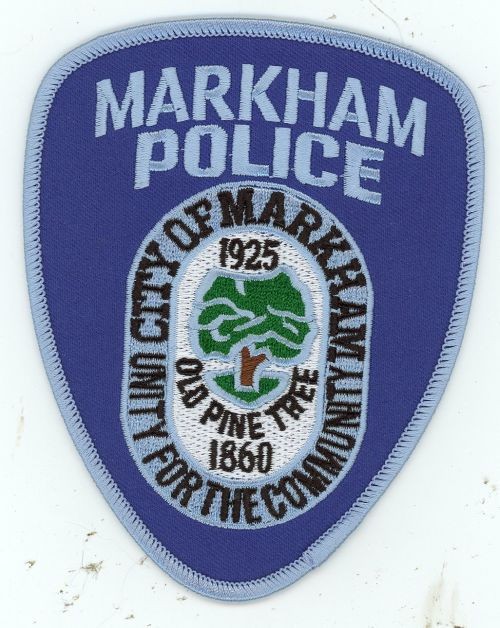 ILLINOIS IL MARKHAM POLICE NICE SHOULDER PATCH SHERIFF