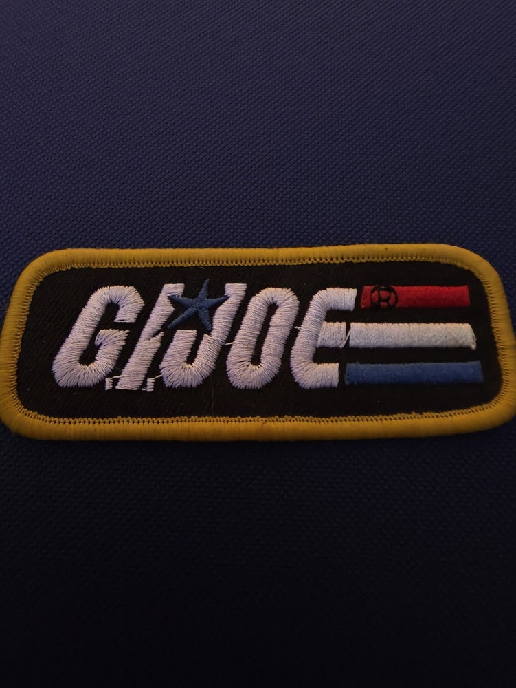 Classic GI Joe Toy Logo  3.5" Deluxe Patch.