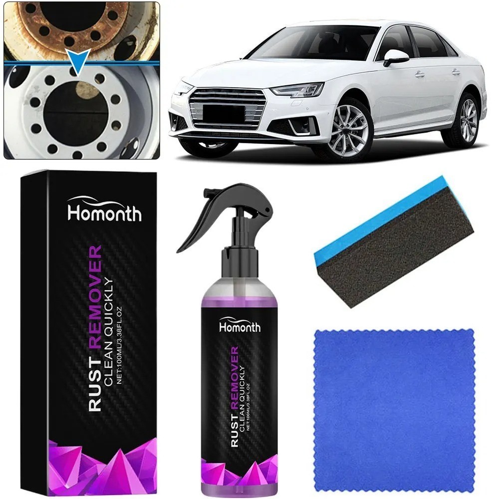 100ml Multi-Purpose Car Rust Remover Spray Paint Rust Inhibitor Derusting Spray