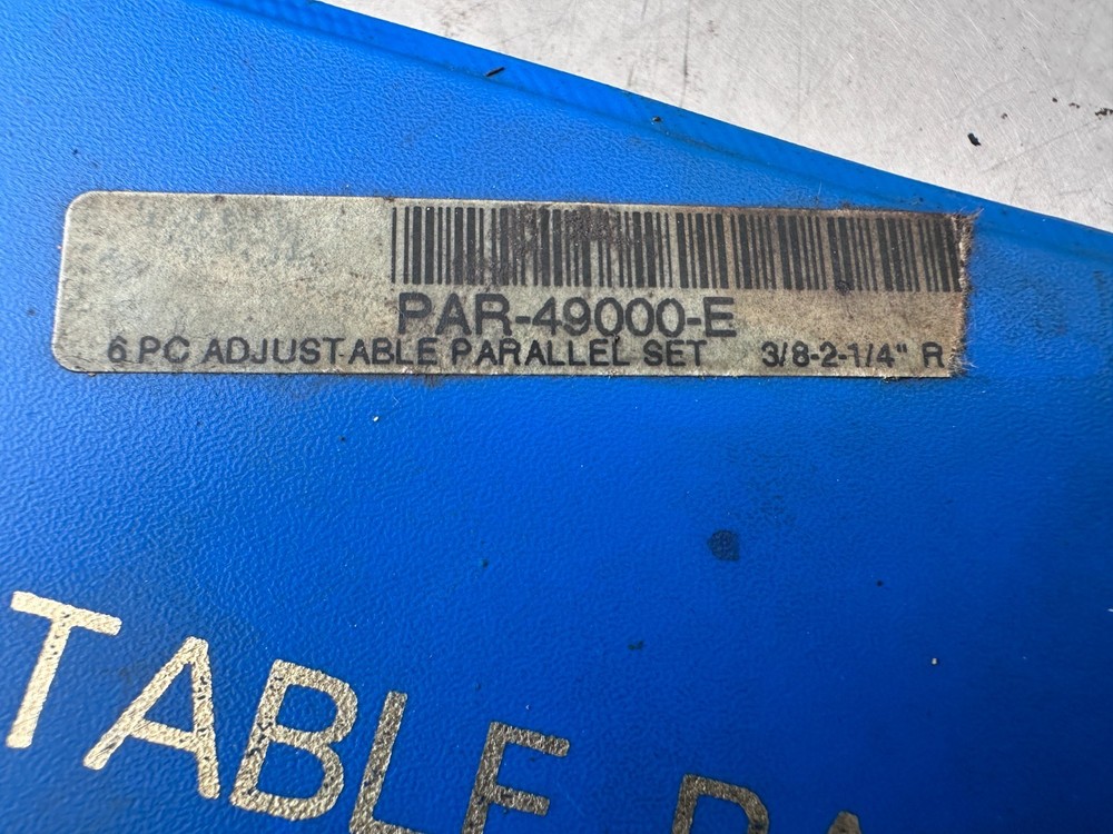 PAR-49000-E 6 Pc Adjustable Parallel Set