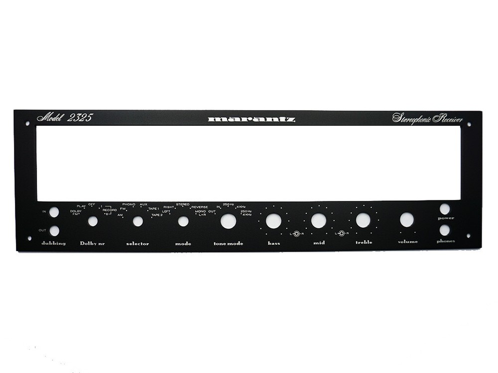 Marantz 2325 New! Receiver Front Panel Faceplate Face Plate