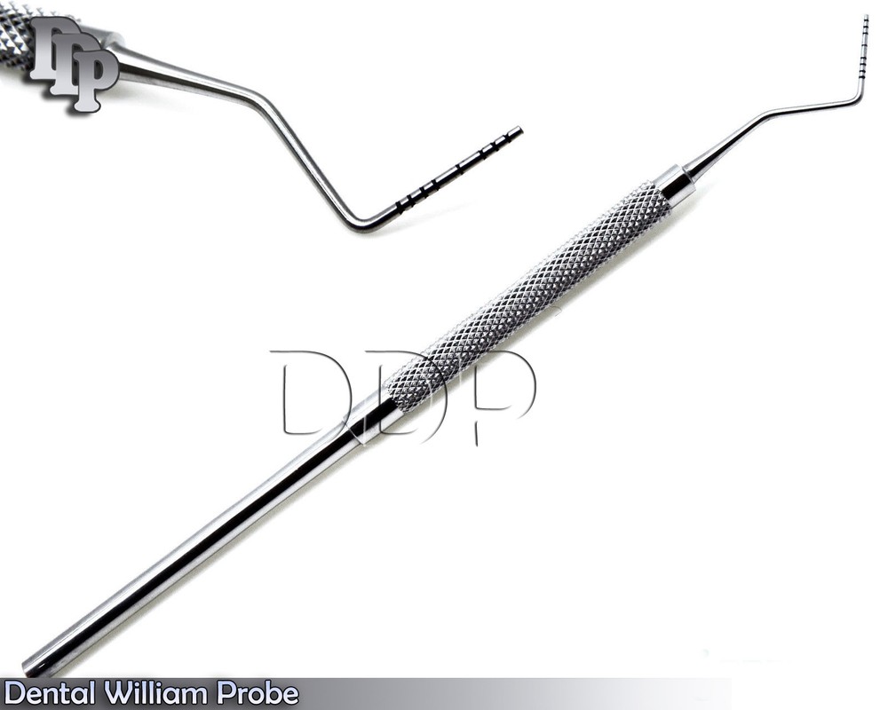 William Perio Probe Single End Dental Examination Instruments