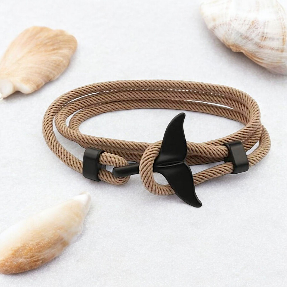 Whale Tail Anchor Tan Hook