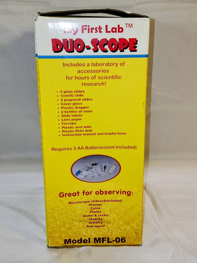 🔥 Microscope - My First Lab Duo-Scope In One Dual Lights Model MFL-06 Science
