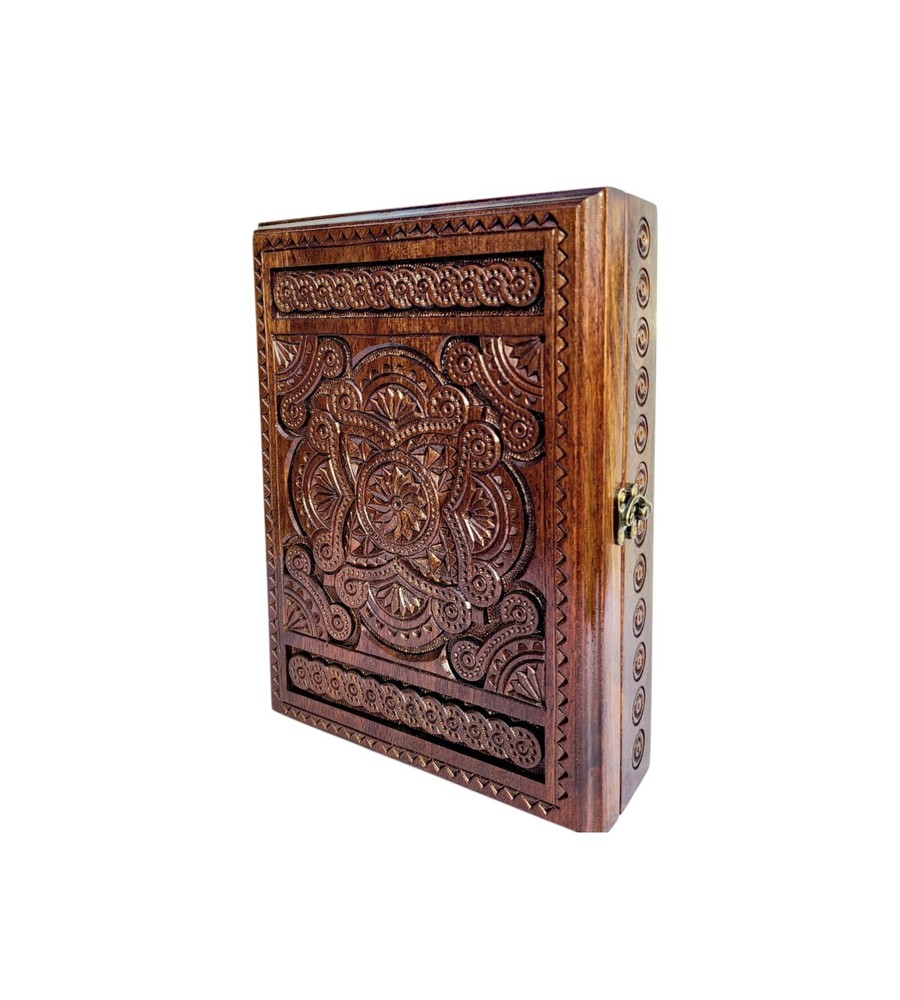 Wooden key storage box