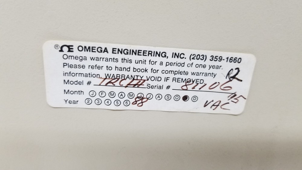 Omega Ice Point Cell TRC-3 Temperature Reference Calibration Cell TRC-III