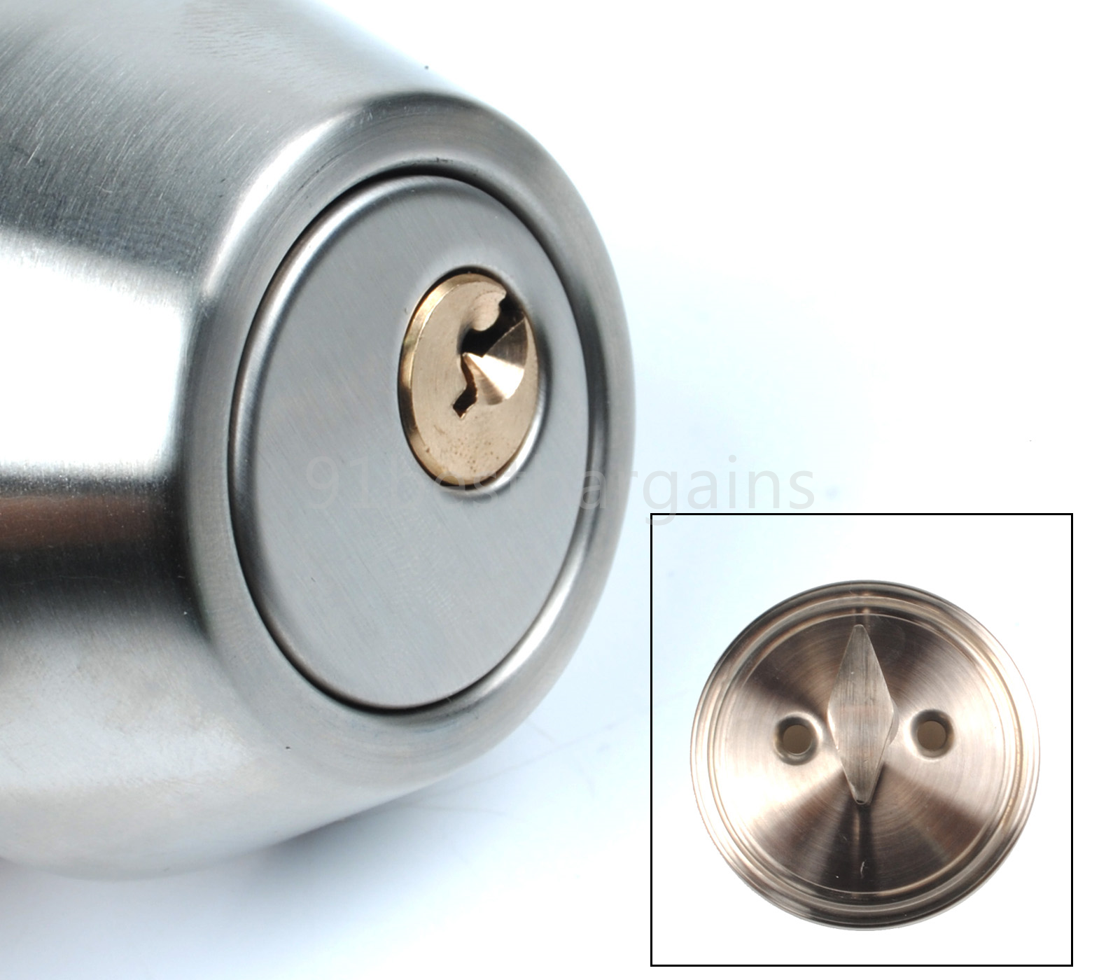 Door Lock Keyed Entry Lock 3 keys Chrome Single Cylinder Deadbolt Dead Bolt