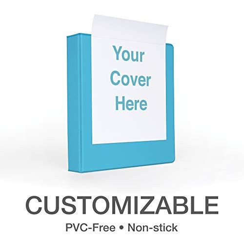 3 Ring Binders, 1.5 Inch ONE-Touch Easy Open D Rings, View Binder Covers,