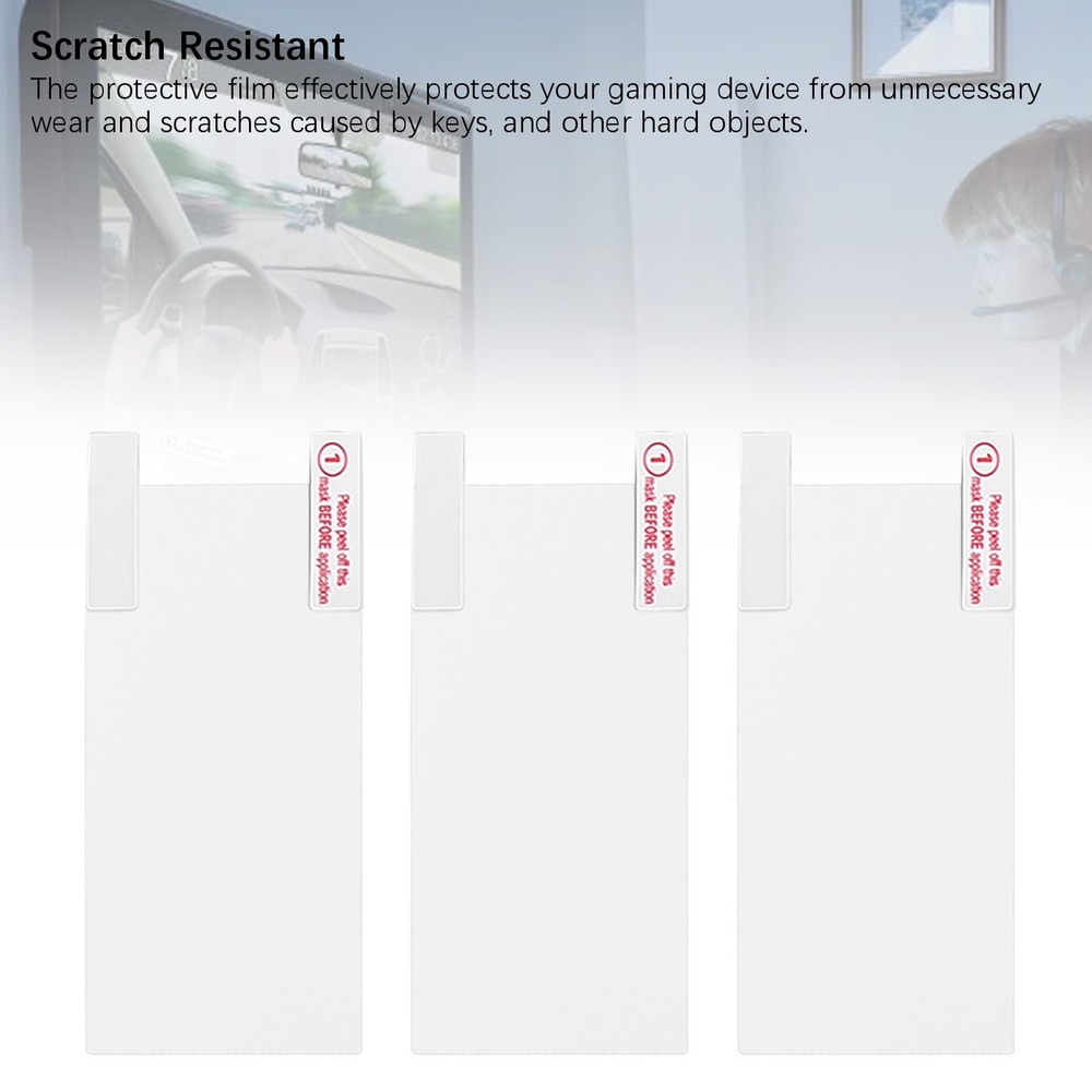3Pcs Game Machine Screen Film High Transparency Sensitive Scratch Resistant⭐