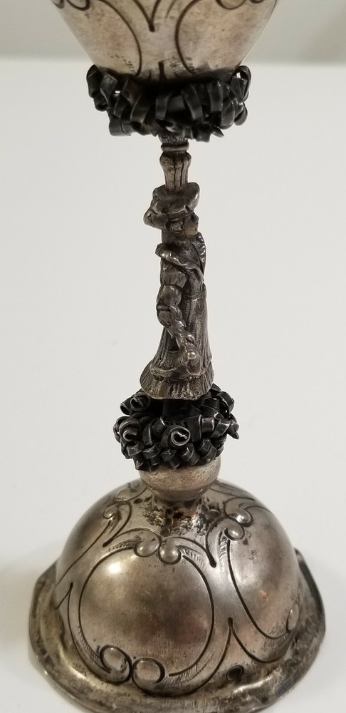 ANTIQUE CONTINENTAL STERLING SILVER WEDDING CUP