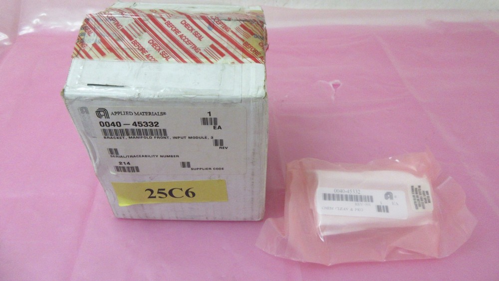 AMAT 0040-45332, Bracket, Manifold Front, Input Module, 3. 413670