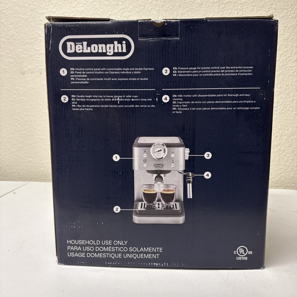 De’Longhi Classic Espresso Machine EM450M - NEW OPEN BOX