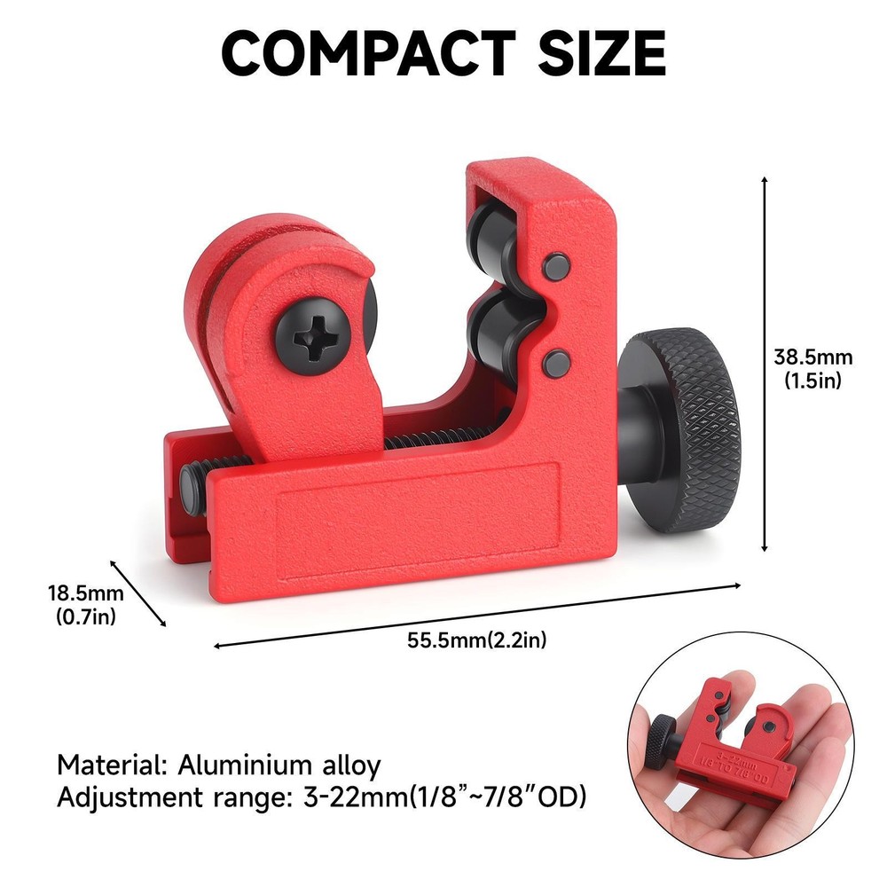 Pipe Tool Mini Arrow Trimmer 1/8'' - 7/8'' Pipe Mini