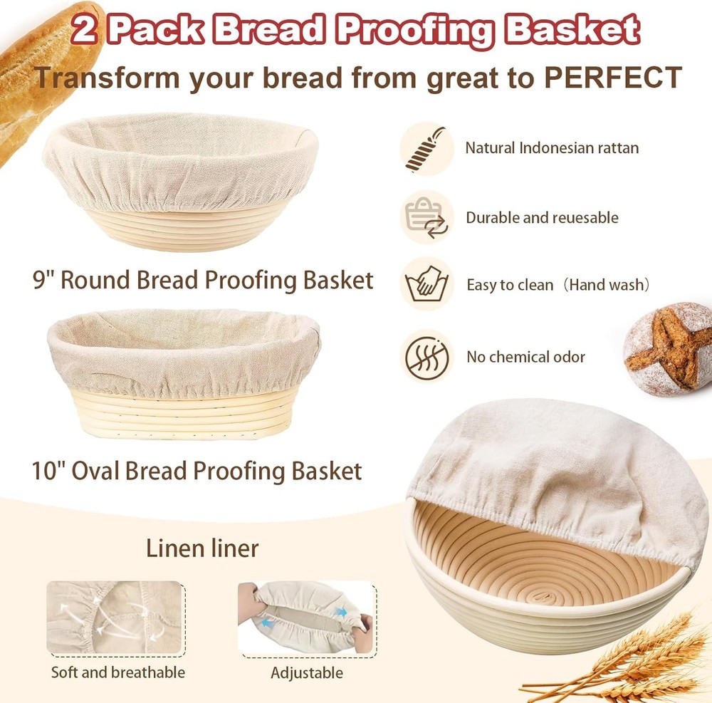 Sourdough Starter Essentials Kit: Complete Set with Warmer & High-Quality Tools