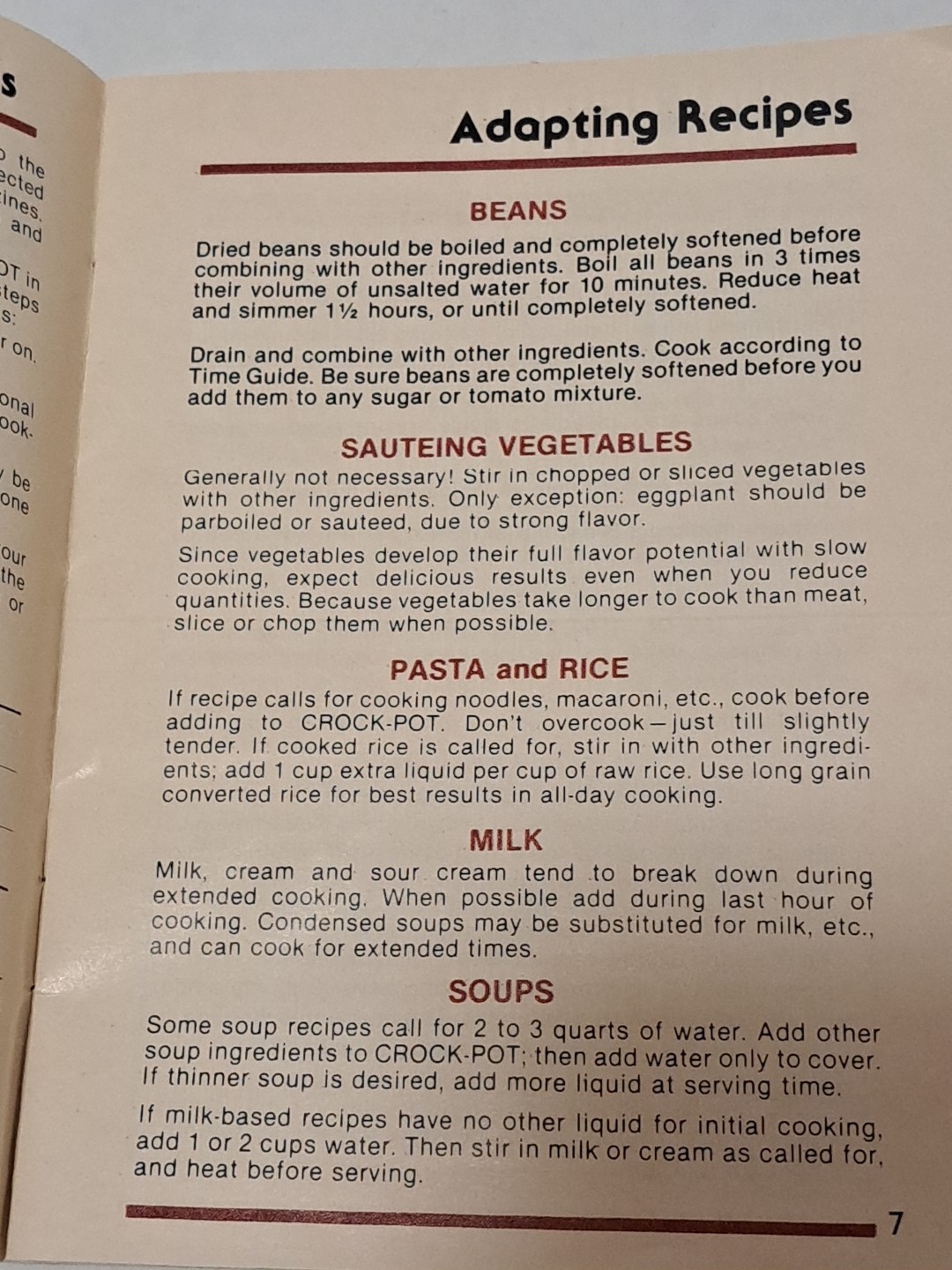 Vtg Rival Crock-Pot Stoneware Slow Cooker Instruction Manual & Recipes #3150