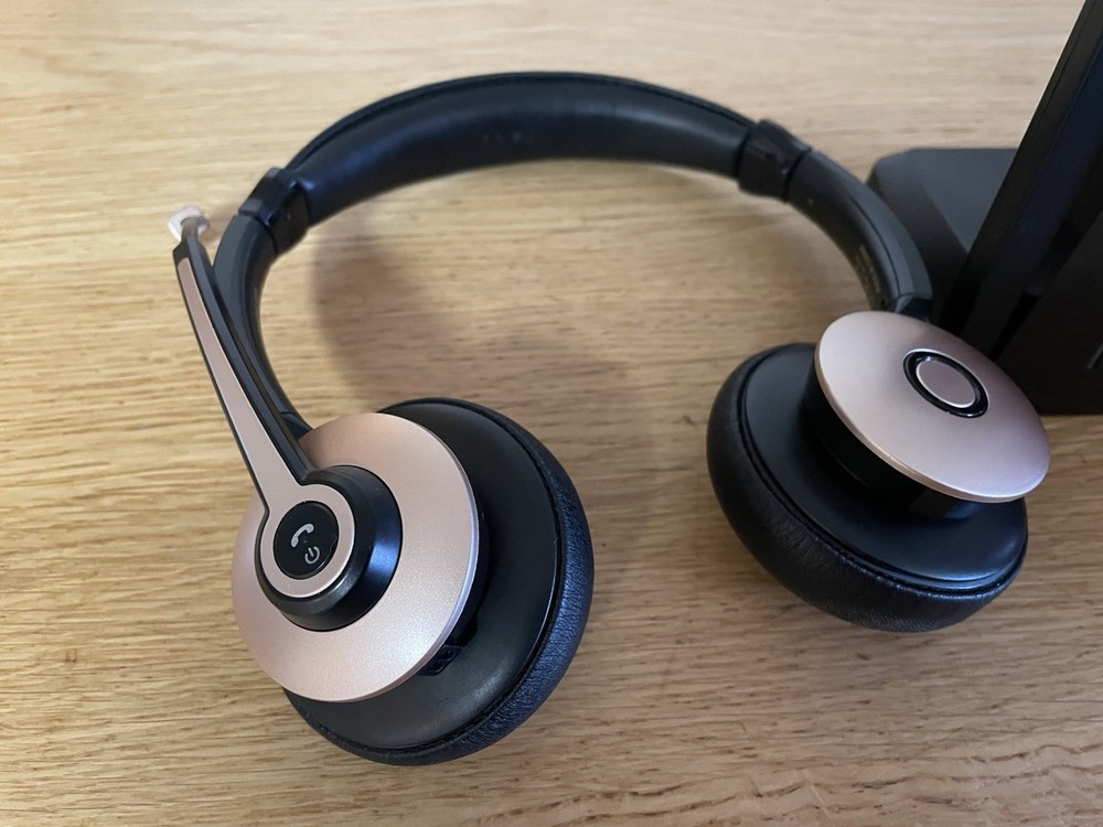 Earbay Wireless Headset With Microphone Black BT786C-D