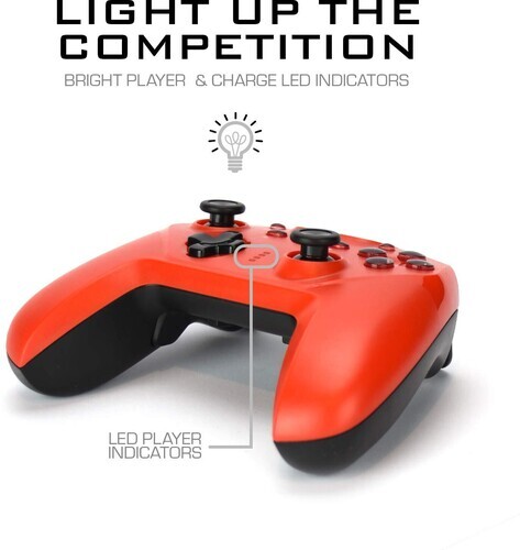 Surge SwitchPad Pro Wireless Controller: Red for Nintendo Switch [New ]