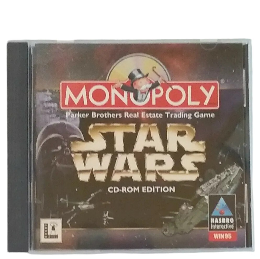 Star Wars Monopoly PC CD-ROM 1997 Hasbro Interactive
