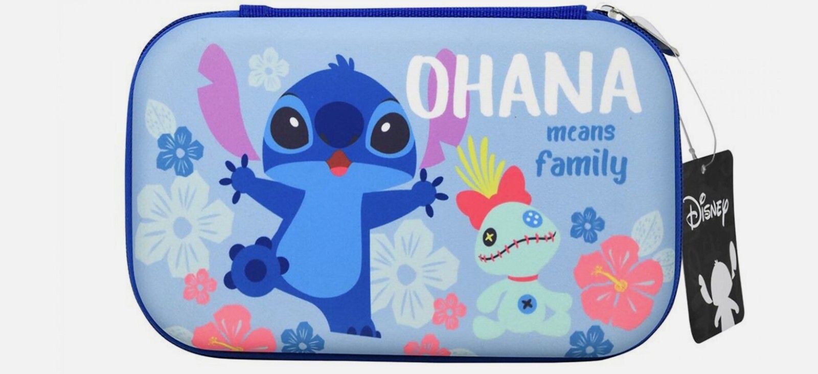 Lilo & Stitch Disney Ohana Pencil Case - Blue