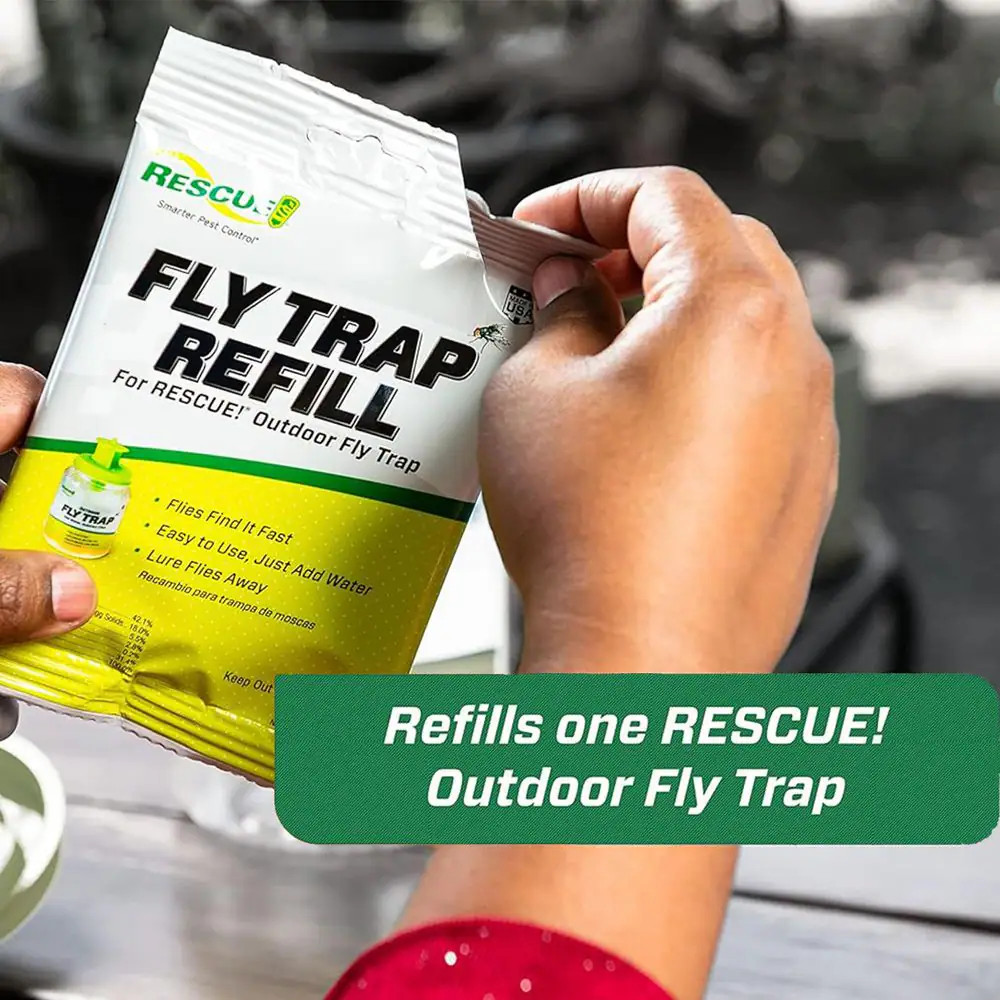 Outdoor Fly Trap Refill, Bundle of 2