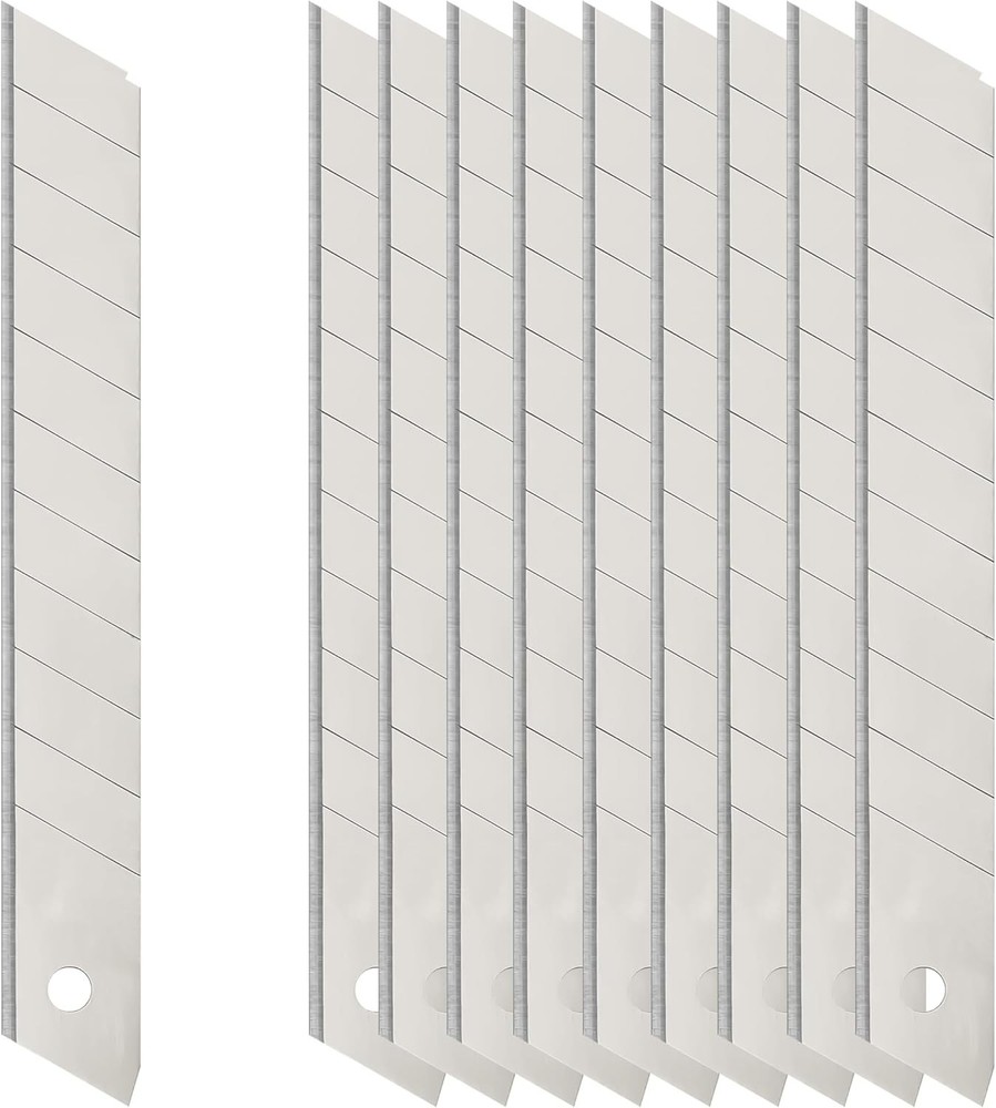 Snap Off 18mm Cutter Retractable Utility Knife Replacement Blades Refill