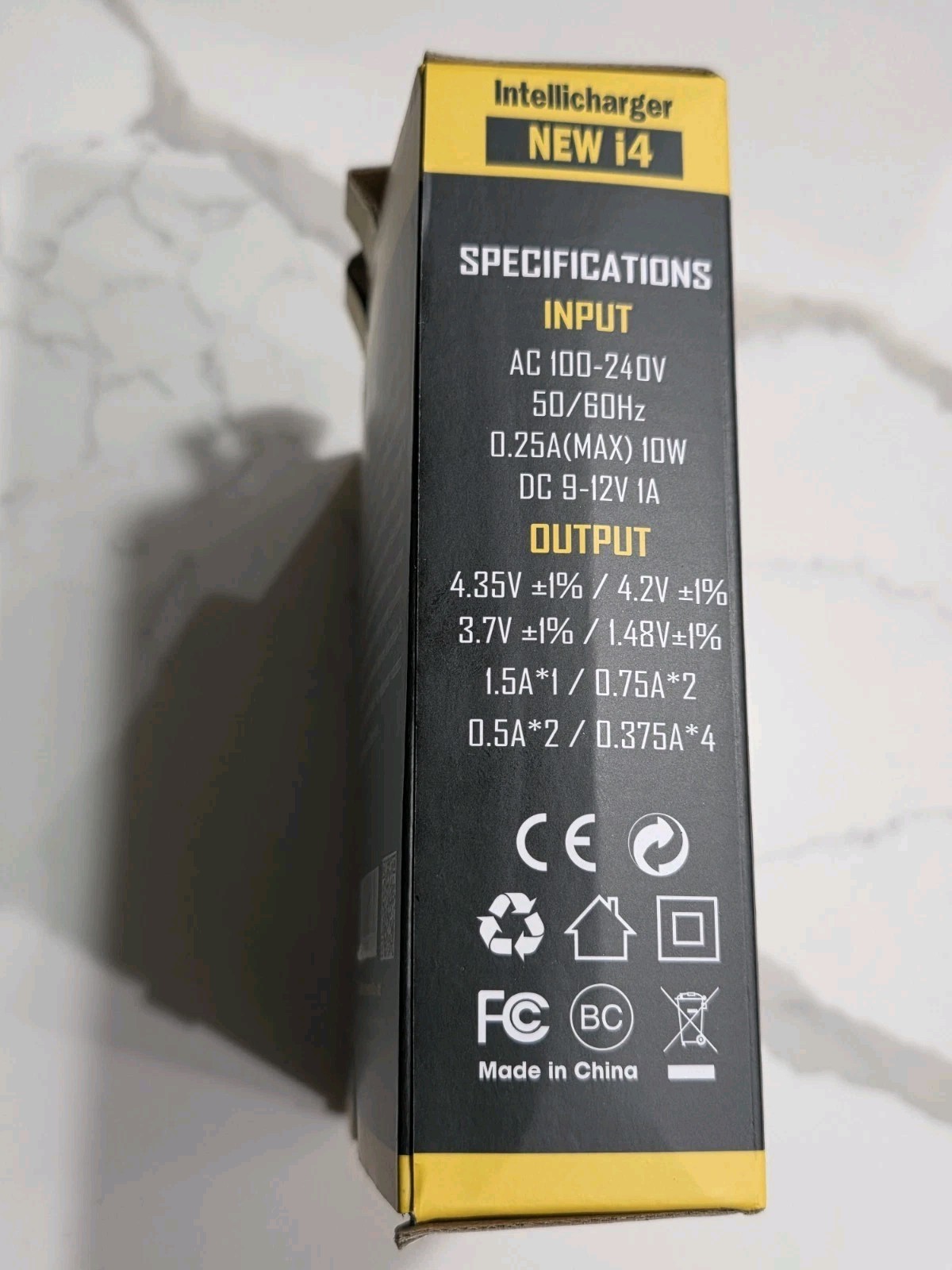 NiteCore i4 Intellicharger 2016 Battery Charger for RCR123A 14500 26650, etc