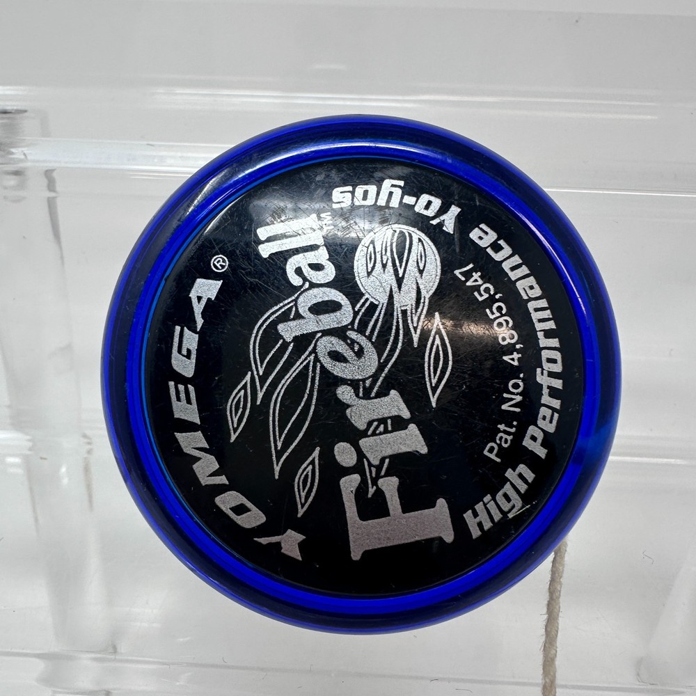 Yomega Fireball High Performance Yo Yo Blue Black Responsive Transaxle Toy