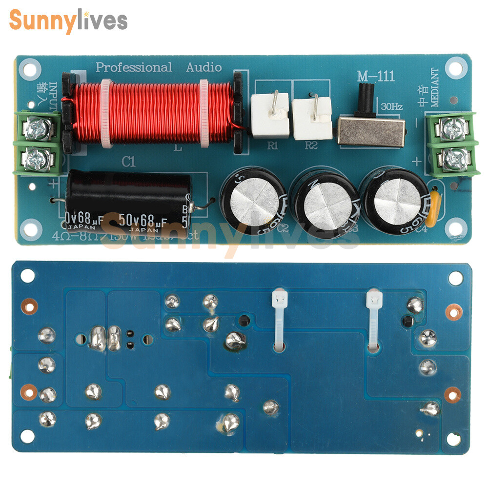 150W Midrange Speaker Frequency Divider Audio Crossover For HiFi Audio Amplifier