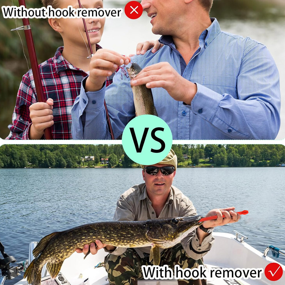 Fishing Hook Remover Tool Fish Hook Disgorger/Unhook Extractor Removal Tackle
