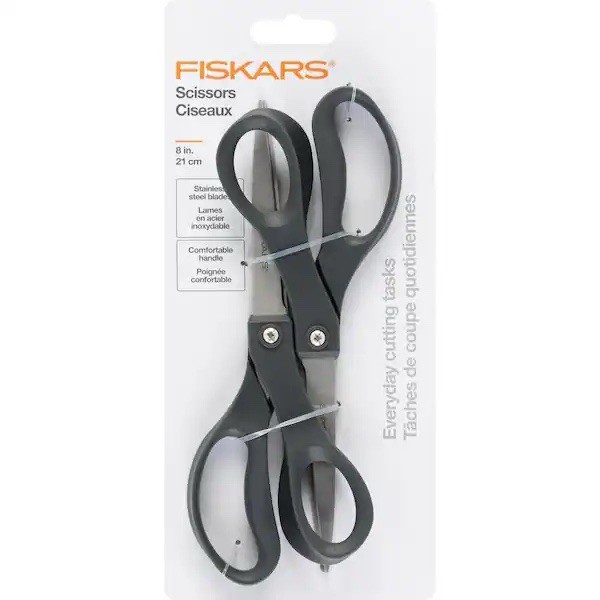 Fiskars 8 in. Everyday Scissors (2-Piece)