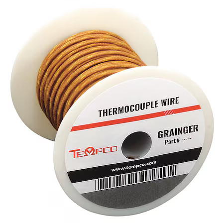 Tempco Tcwr-1010 Thermocouple Lead Wire, J, 20Awg, Sol, 250Ft