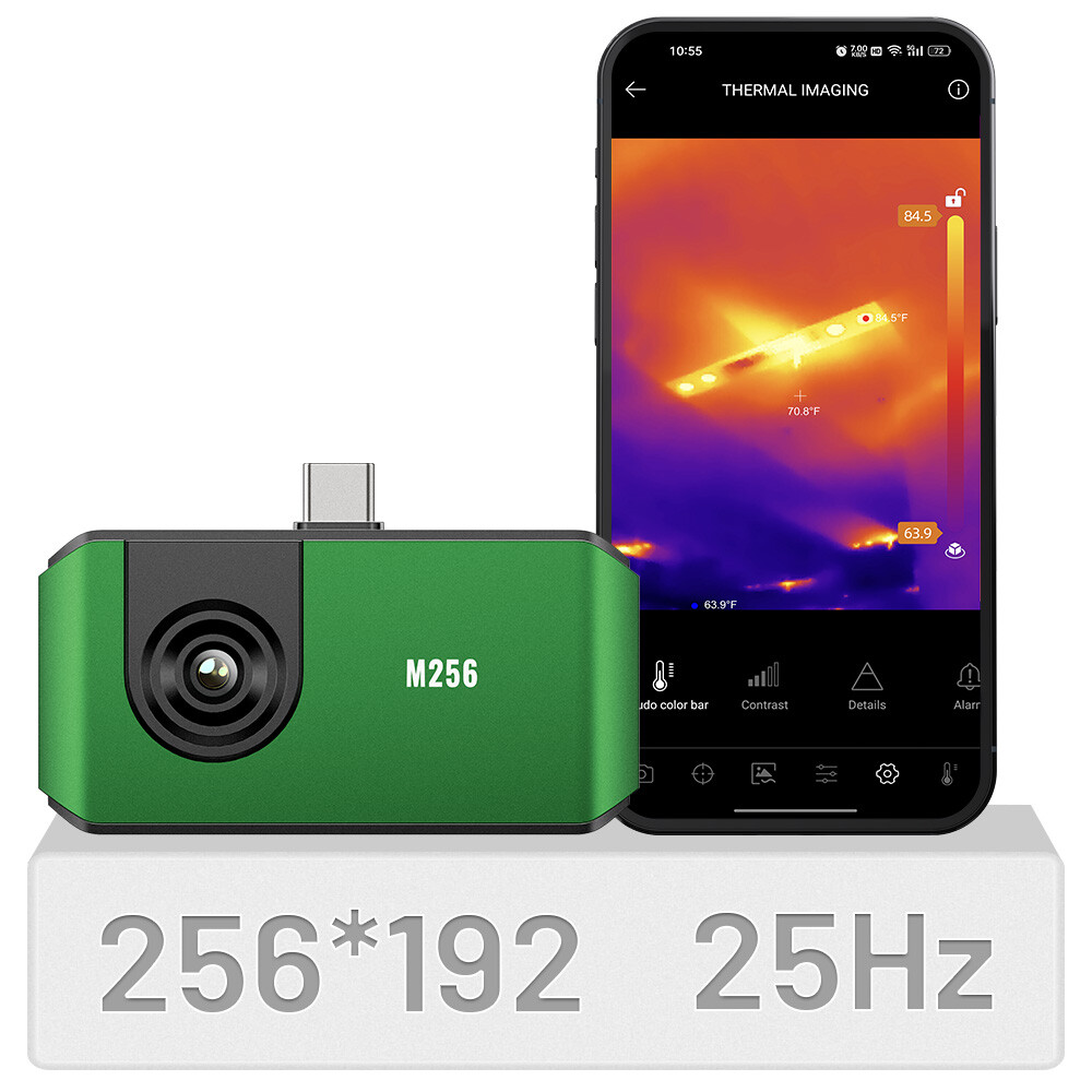 Thermal Imaging Camera for USB-C Android Device, Thermal Camera 256×192