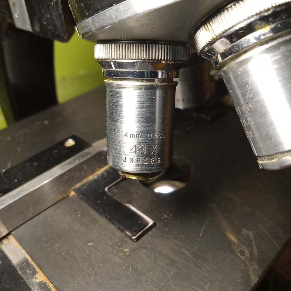 Bausch & Lomb Microscope W/Case & Extras!